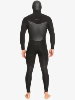 Quiksilver 4/3mm Marathon Sessions - Combinaison De Surf à Capuche Avec Zip Poitrine Pour Homme -Quiksilver eqyw203028 quiksilverw kvd0 bck1