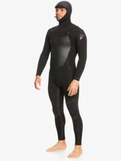 Quiksilver 4/3mm Marathon Sessions - Combinaison De Surf à Capuche Avec Zip Poitrine Pour Homme -Quiksilver eqyw203028 quiksilverw kvd0 frt3