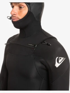Quiksilver 4/3mm Everyday Sessions - Combinaison De Surf à Capuche Avec Zip Poitrine Pour Homme -Quiksilver eqyw203029 quiksilverw kvd0 frt3
